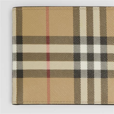 coin burberry|Check Bifold Coin Wallet in Archive beige .